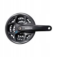 Шатун Shimano 8rz черный FC-M311 48/38/28 170 мм