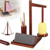 UCHWYT STOJAK NA WŁÓCZKĘ MOTEK UCHWYT NA KŁĘBKI WEŁNY DO ROBÓTEK RĘCZNYCH