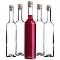Стеклянная бутылка FUTURA 500 мл 0,5 л стеклянные бутылки для вина 5 шт пробка