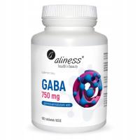 Aliness ГАМК 750 мг гамма-аминомасляная кислота хороший сон настроение мигрень
