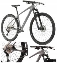 Горный велосипед MTB KROSS LEVEL 8,0 серо-серебристый L 19
