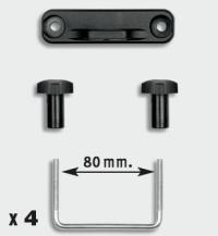 Телец монтажный комплект u 80 мм 8 см box Xtreme