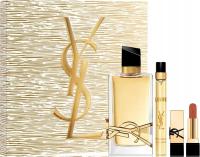 Yves Saint Laurent LIBRE zestaw 90 ml+10 ml mini +pomadka mini Rouge 1,3 g