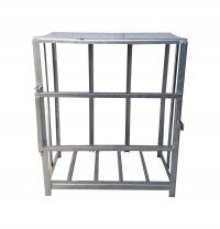 * STOJAK NA BUTLE GAZOWE 11KG KONTENER KOSZ BOX K-2 NA 2 X BUTLA GAZOWA