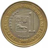 35776. Wenezuela, 1 boliwar 2007 r