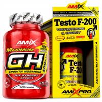 Тестостерон, гормон роста питательные вещества для сухой мышечной массы-набор Amix