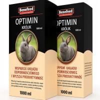 Optimin Królik 1 L x 2 Witaminy Odporność, Wzrost, Kondycja
