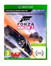 FORZA HORIZON 3 / XBOX ONE / XBOX SERIES X / GRA NA PŁYCIE / POLSKIE NAPISY