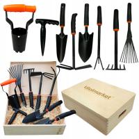 NIEZBĘDNIK OGRODNIKA ZESTAW 8 szt narzędzia działkowca ogrodowych PREZENT