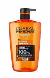 L'Oréal Men Expert Hydra Energetic Żel pod Prysznic Do Ciała Z Tauryną 1L