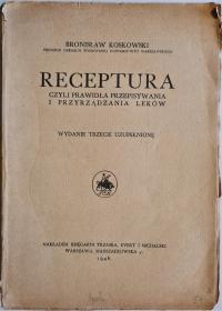 Koskowski Receptura czyli prawidła przepisywania i przyrządzania leków