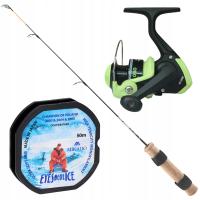 Набор для подледной рыбалки, рыболовная катушка, рыболовная леска MIKADO