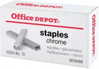 Zszywki rozmiar 10 srebrne 1000 SZTUK Office Depot