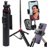 Tripod Blow 3w1 TRIPOD STATYW SLEFIE STICK KIJEK 132 cm czarny