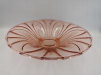 PATERA ART-DECO MISA NA NÓŻKACH SZKŁO Z PRL