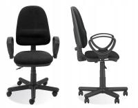 Krzesło biurowe obrotowe PERFECT czarne Nowy Styl