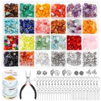 1184Pcs Irregular Chips Stone Beads Kit for Crafts Jewelry Necklace Making