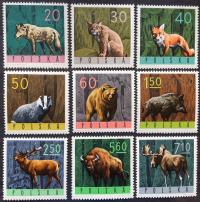 Fi 1486-1494 ** - 1965 Zwierzęta leśne