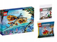 KLOCKI LEGO Avatar 75576 Przygoda ze skimwingiem + DWA ŚWIĄTECZNE ZESTAWY