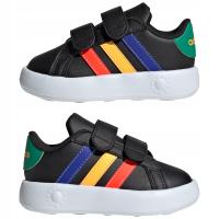 BUTY DZIECIĘCE ADIDAS GRAND COURT 2.0 KIDS NA RZEPY SPORTOWE WYGODNE r 27