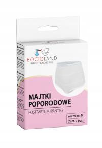 Bocioland Majtki poporodowe siateczkowe M 2szt