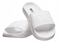 Damskie klapki Big Star DD274A268 biały