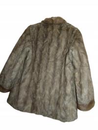 futro damskie NORKI futro z norek NATURALNE FUTRO SZARE