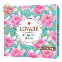 Набор различных чаев Lovare идеальный подарок цветы чай 12 вкусов 60 конвертов