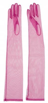 Agnelle Glamour Tulle Rękawiczki Pięciopalcowe