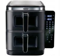Alpina Airfryer XXL frytkownica podwójna 2800 W Czarna