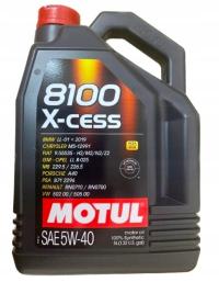 Моторное масло Motul 8100 X-cess 5 l 5W-40