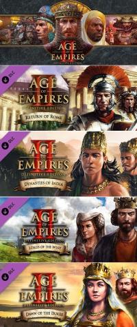 Age Empires II Definitive PL Rome India Lords Dukes PC steam GRA 4DUŻE DLC