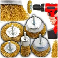 ПРОВОЛОЧНЫЕ ЩЕТКИ ДЛЯ ОТВЕРТКИ СВЕРЛИЛЬНЫЙ СТАНОК НАБОР ПРОВОЛОЧНЫХ ЩЕТОК 5ШТ