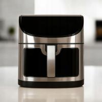 ОБЕЗЖИРЕННАЯ ФРИТЮРНИЦА ДВОЙНАЯ ВОЗДУШНАЯ ФРИТЮРНИЦА 9Л 2200 ВТ ДВУХКАМЕРНАЯ ДУХОВКА