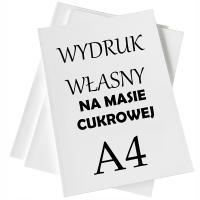 Сахарная печать помадка с вашей фотографией графика A4 GRATI текст