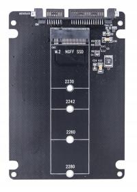 Adapter Przejściówka M.2 SATA do SATA 22 Pin SATA3 NGFF dysk SSD konwerter