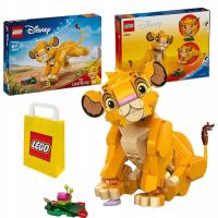 LEGO DISNEY 43243 Król Lew - Lwiątko Simba + Torba Prezentowa LEGO