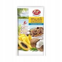 MUSLI ORKISZOWE TROPIKALNE OWOCE 300g VIVI