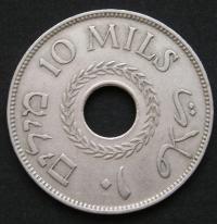 Палестина 10 mils 1927