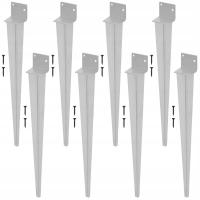 НАБОР 8X ОСНОВАНИЕ ПОЛЮСА L ЗАБИТЫЙ ЯКОРЬ ДЛЯ БЕСЕДКИ БЕСЕДКИ 500 ММ