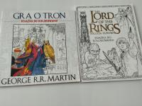 Gra o tron Książka do kolorowania George R.R. Martin + WŁADCA PIERŚCIENI