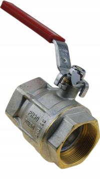 ZAWÓR KULOWY Z CHROMOWANEGO MOSIĄDZU (KULA NIERDZEWNA) 2 1/2