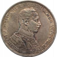 3 MARKI KAISERREICH PRUSY 1914 - WILHELM II STAN!! Nr 3