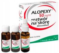 Alopexy 0,05 г / мл для роста волос алопеция 3x60 мл