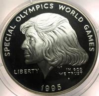 USA 1 dolar 1995 Olimpiada Specjalna SREBRO