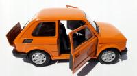 FIAT 126p малыш оранжевый металл модель WELLY 1:21