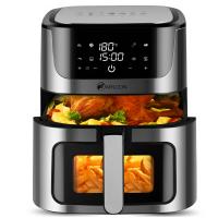 FRYTKOWNICA BEZTŁUSZCZOWA AIR FRYER FRYTOWNICA DUŻA 8L DUŻA MISA XXL MOCNA