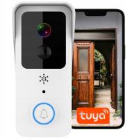 БЕСПРОВОДНОЙ ДВЕРНОЙ ЗВОНОК С КАМЕРОЙ ДВЕРИ КАЛИТКИ WIFI TUYA УДАЛЕННЫЙ ПРОСМОТР 12 В