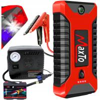 Urządzenie rozruchowe MaxTo 20000 mAh 12 V z kompresorem i latarką