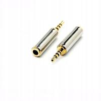 2.5male 1pcsAudio Jack plug 3.5mm male Stereo to 2.5mm female 2.5 male Plug